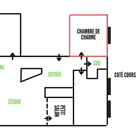 Privee Confort Charme Hypercentre Séjour chez l'habitant *